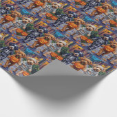 ラゴットロマグノロトリックオアトリートハロウィーン ラッピングペーパー (角)