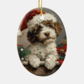 ラゴットロマグノロビンテージクリスマス セラミックオーナメント (裏面)