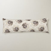 ラゴットロマグノロ絵を描の可愛いオリジナルドッグアート ボディピロー (裏面)