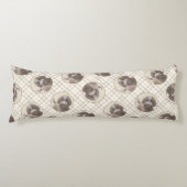 ラゴットロマグノロ絵を描の可愛いオリジナルドッグアート ボディピロー (正面)