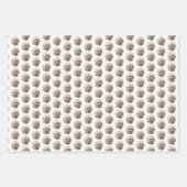 ラゴットロマグノロ絵画ーズ – かわいいオリジナルドッグアート ラッピングペーパーシート (正面2)