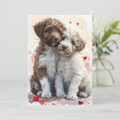 ラゴット・ロマニョーロのバレンタインデー シーズンカード (スタンド正面)