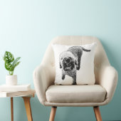 ラゴット・ロマニョーロの枕 – Happy Dog Design クッション (椅子)