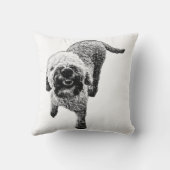 ラゴット・ロマニョーロの枕 – Happy Dog Design クッション (裏面)
