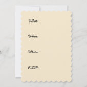 ラゴット・ロマニョーロの絵 - かわいいオリジナルの犬のアート 招待状 (裏面)