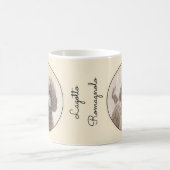 ラゴット·ロマニョ絵画ロズ-かわいいオリジナルのドッグアート コーヒーマグカップ (中央)