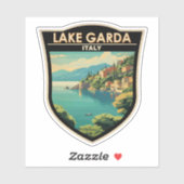 ラゴディガルダイタリア旅行アートヴィンテージ シール (シート)