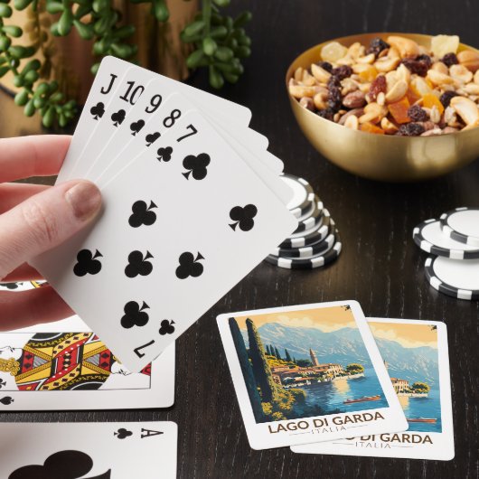 ラゴディガルダイタリア旅行アートヴィンテージ トランプ (インサイチュ)