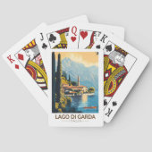 ラゴディガルダイタリア旅行アートヴィンテージ トランプ (裏面)