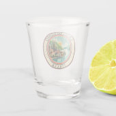 ラゴディコモイタリアイラストレーショントラベルアートバッジ ショットグラス (裏面)