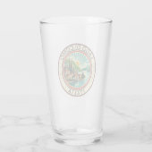 ラゴディコモイタリアイラストレーショントラベルアートバッジ タンブラーグラス (裏面)