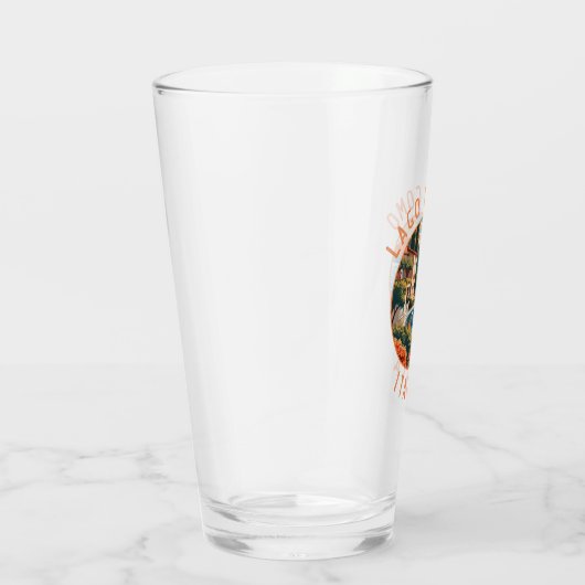 ラゴディコモイタリアトラベルアートヴィンテージ タンブラーグラス (右)