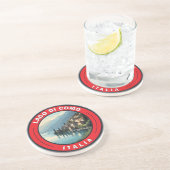 ラゴディコモイタリアバッジ コースター (側面)