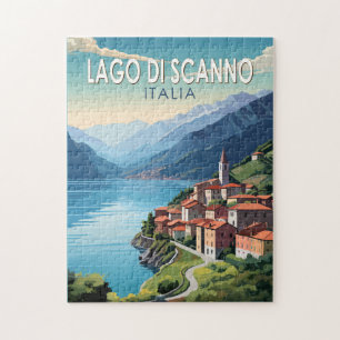 ラゴディスキャンノイタリア旅行アートヴィンテージ ジグソーパズル