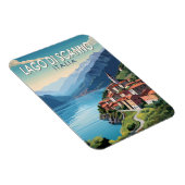 ラゴディスキャンノイタリア旅行アートヴィンテージ マグネット (右側)