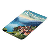 ラゴディスキャンノイタリア旅行アートヴィンテージ マグネット (左側)