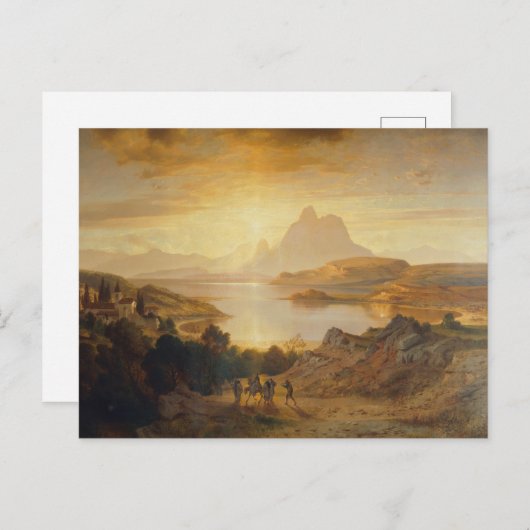 ラゴディルガノ – アルバート・ジマーマン ポストカード (正面/裏面)