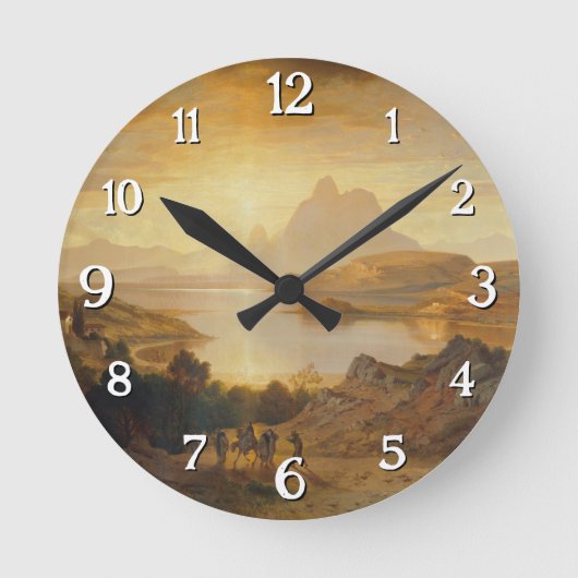 ラゴディルガノ – アルバート・ジマーマン ラウンド壁時計 (正面)