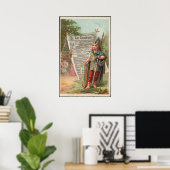 ラゴーロイスヴィンテージルネッサンス絵画ズ新聞 ポスター (ホームオフィス)