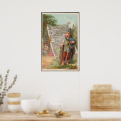 ラゴーロイスヴィンテージルネッサンス絵画ズ新聞 ポスター (キッチン)