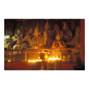 ラサのサラ修道院のラマスの写真 フォトプリント