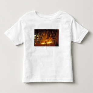 ラサのセラ僧院のラマ僧の画像 トドラーTシャツ