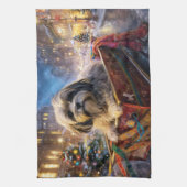 ラサアッソクリスマスフェスティバルシーズン キッチンタオル (縦)