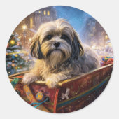 ラサアッソクリスマスフェスティバルシーズン ラウンドシール (正面)