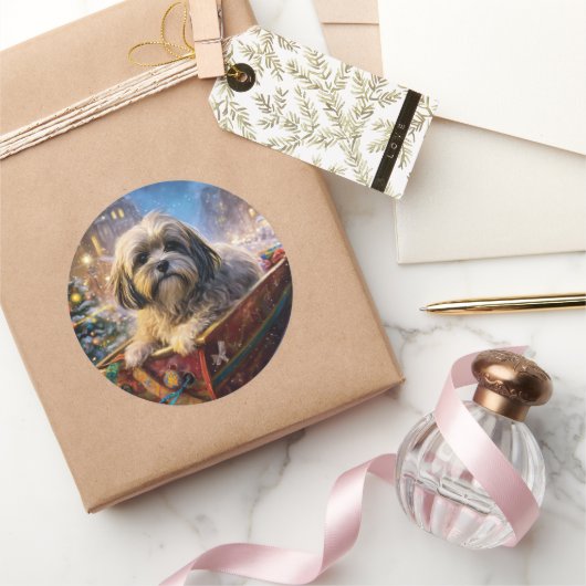 ラサアッソクリスマスフェスティバルシーズン ラウンドシール (ギフト)