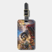 ラサアッソクリスマスフェスティバルシーズン ラゲッジタグ (正面縦)