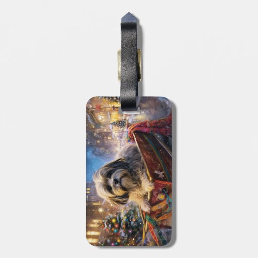 ラサアッソクリスマスフェスティバルシーズン ラゲッジタグ (裏面縦)