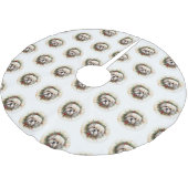 ラサアッソクリスマスリースフェスティバルカップ ブラッシュドポリエステルツリースカート (アングル)