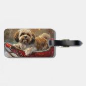 ラサアッソドッグクリスマスフェスティバル ラゲッジタグ (裏面横)