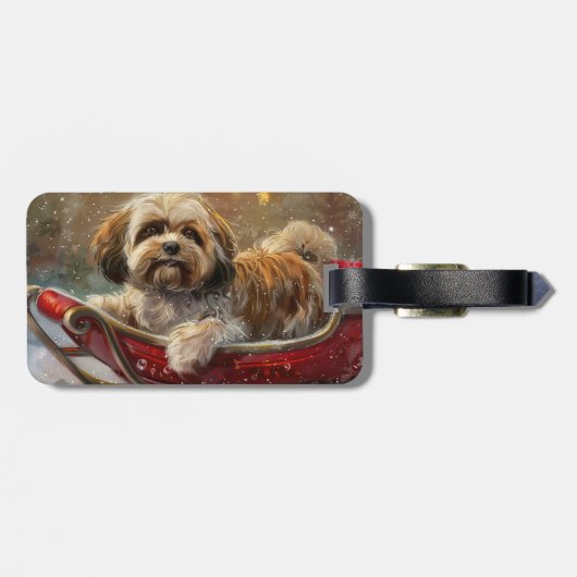ラサアッソドッグクリスマスフェスティバル ラゲッジタグ (裏面横)