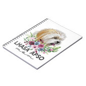 ラサアッソーシャツギフトドッグママ ノートブック (左側)