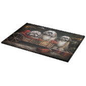 ラサアッソースノーリークリスマスデコール カッティングボード (角)