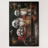 ラサアッソースノーリークリスマスデコール ジグソーパズル (縦)