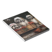 ラサアッソースノーリークリスマスデコール ノートパッド (アングル)