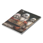 ラサアッソースノーリークリスマスデコール ノートパッド (回転)