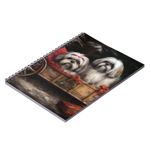 ラサアッソースノーリークリスマスデコール ノートブック (左側)