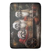 ラサアッソースノーリークリスマスデコール バスマット (正面縦)