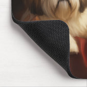 ラサアップソウィズサンタクロースフェスティバルクリスマス マウスパッド (コーナー)