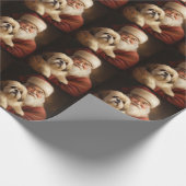 ラサアップソウィズサンタクロースフェスティバルクリスマス ラッピングペーパー (角)