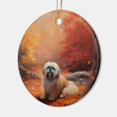 ラサアプソイン紅葉秋インスパイア セラミックオーナメント (左)