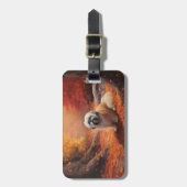 ラサアプソイン紅葉秋インスパイア ラゲッジタグ (正面縦)