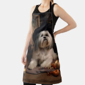 ラサアプソカボンプキンハロウィンホラー エプロン (インサイチュ)