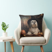 ラサアプソカボンプキンハロウィンホラー クッション (椅子)