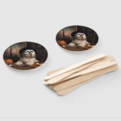 ラサアプソカボンプキンハロウィンホラー ハンドファン (組立なし)