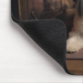 ラサアプソカボンプキンハロウィンホラー マウスパッド (コーナー)