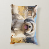 ラサアプソデジタルアートポートレート アクセントクッション (裏面(縦))